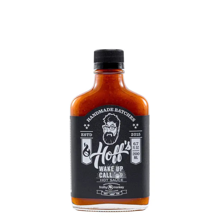 Hoff & Pepper Wake Up Call - Hoff's Cold Brew Coffee Hot Sauce - 6.7oz