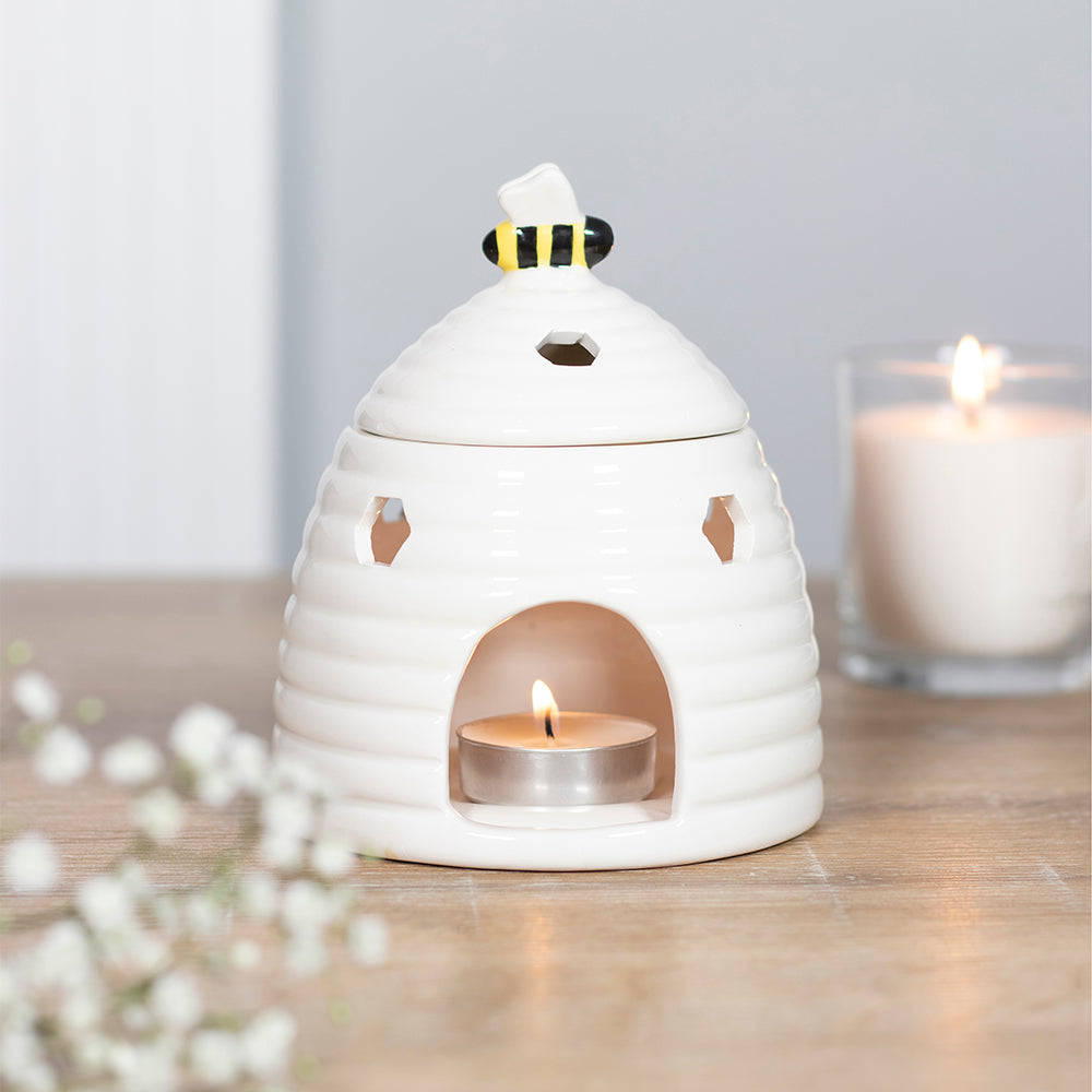 'Bee Happy' Ceramic Oil/Wax Melt Burner