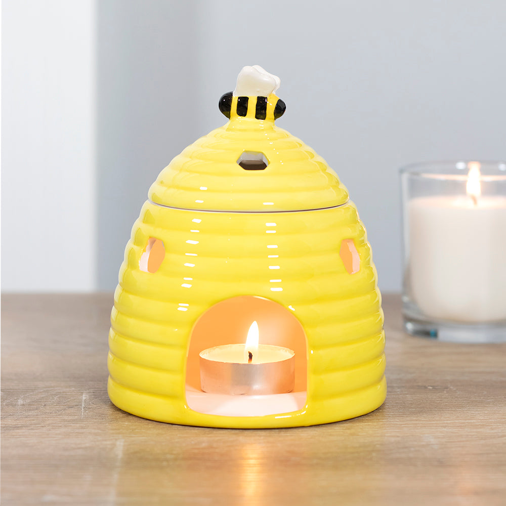 'Bee Happy' Ceramic Oil/Wax Melt Burner