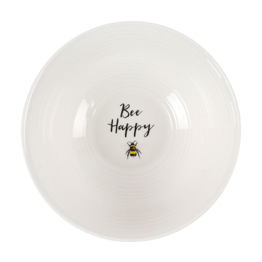 'Bee Happy' Ceramic Bowl