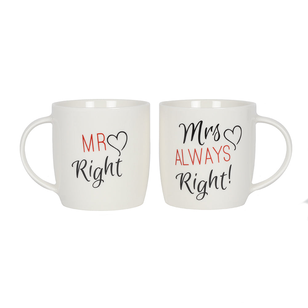 Mr & Mrs Mug Set