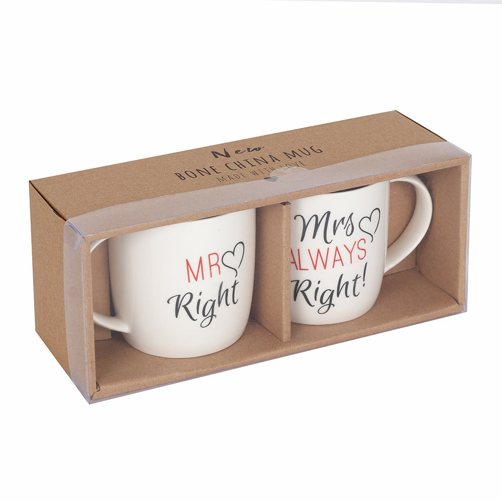 Mr & Mrs Mug Set