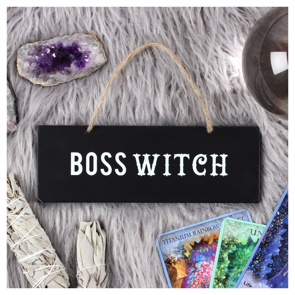 Boss Witch Wall Sign