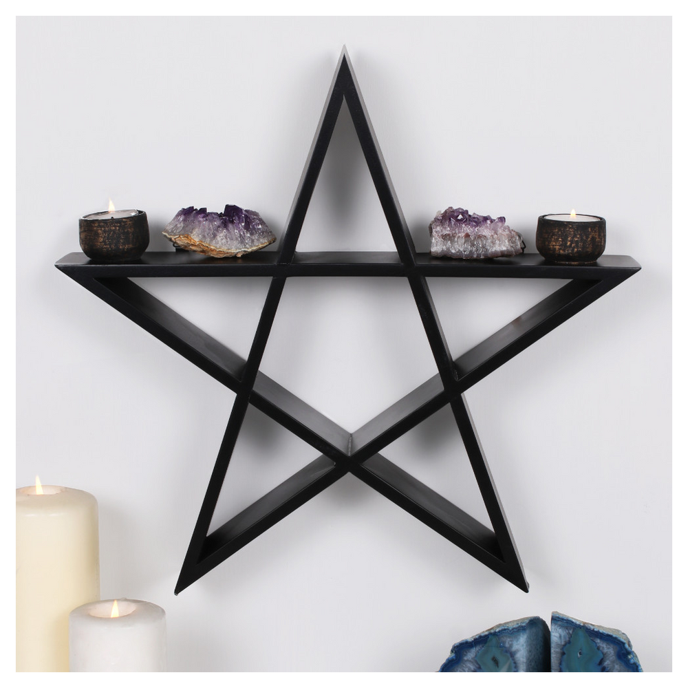 Pentagram Wall Shelf