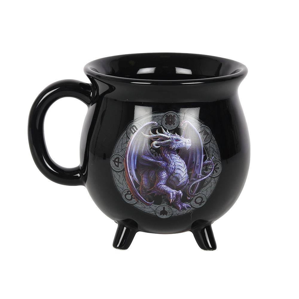 Samhain Colour Changing Cauldron Mug by Anne Stokes