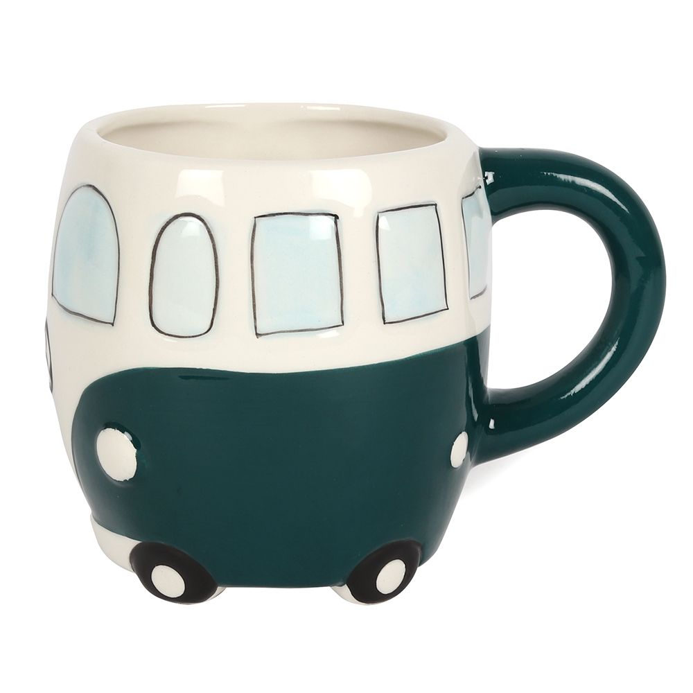 Dark Green Campervan Mug