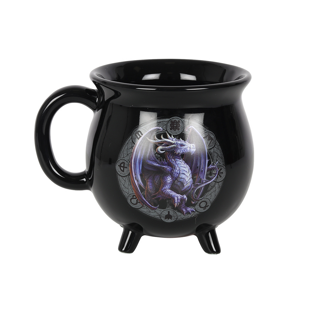 Samhain Colour Changing Cauldron Mug by Anne Stokes