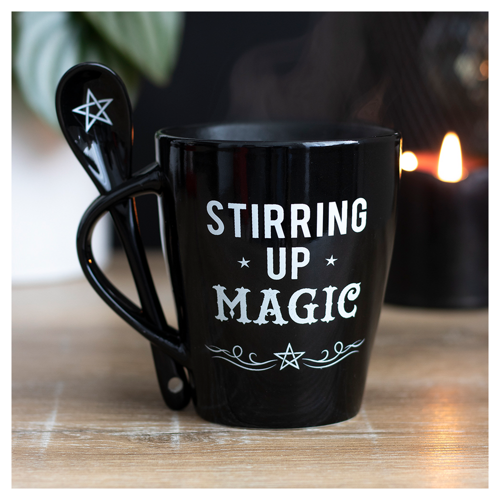 Stirring Up Magic Mug and Spoon Set