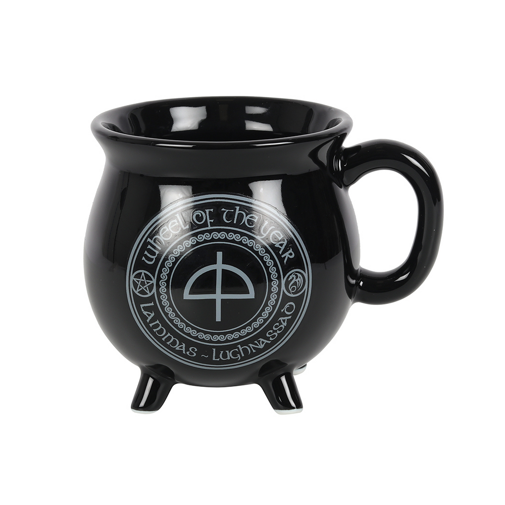 Lammas Colour Changing Cauldron Mug by Anne Stokes