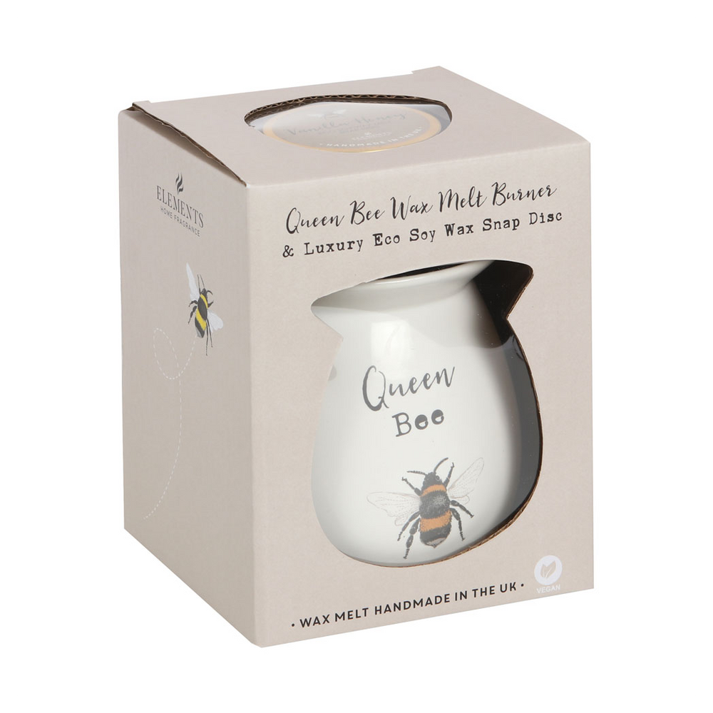 Queen Bee Wax Melt Burner Gift Set