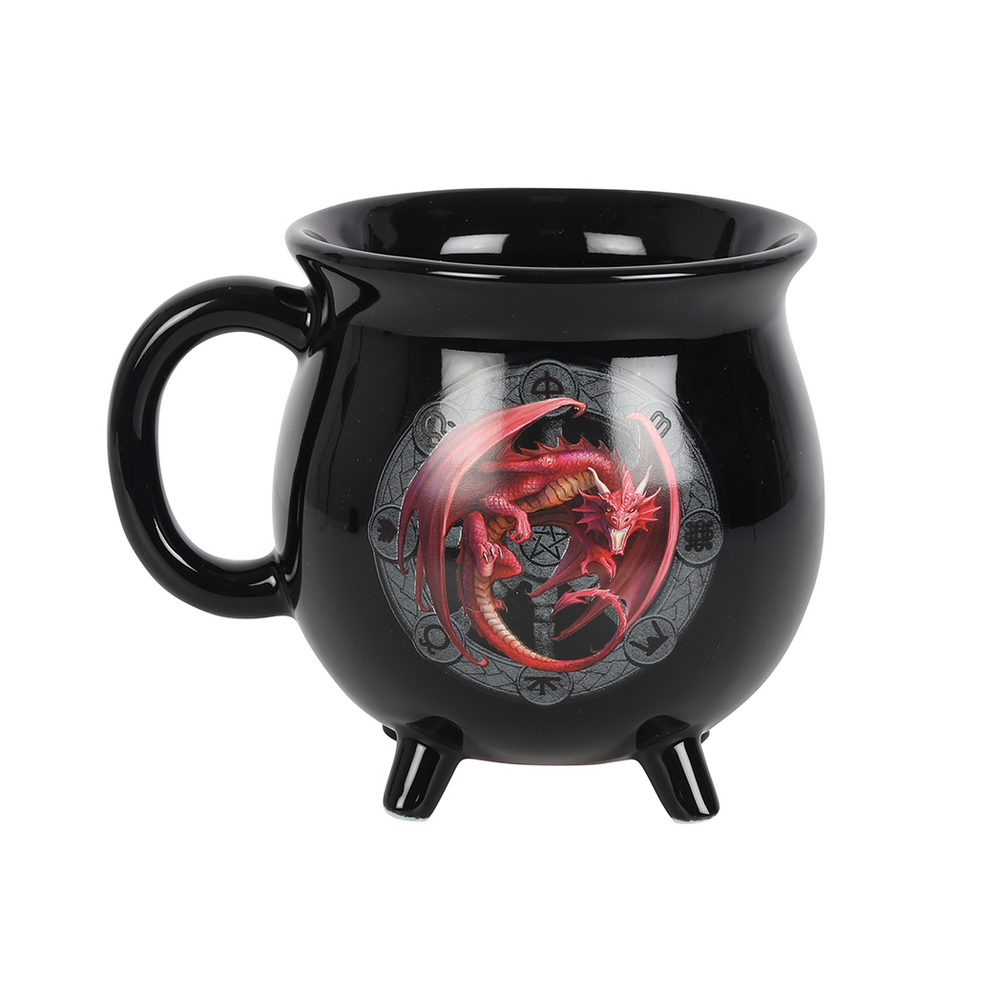 Lammas Colour Changing Cauldron Mug by Anne Stokes