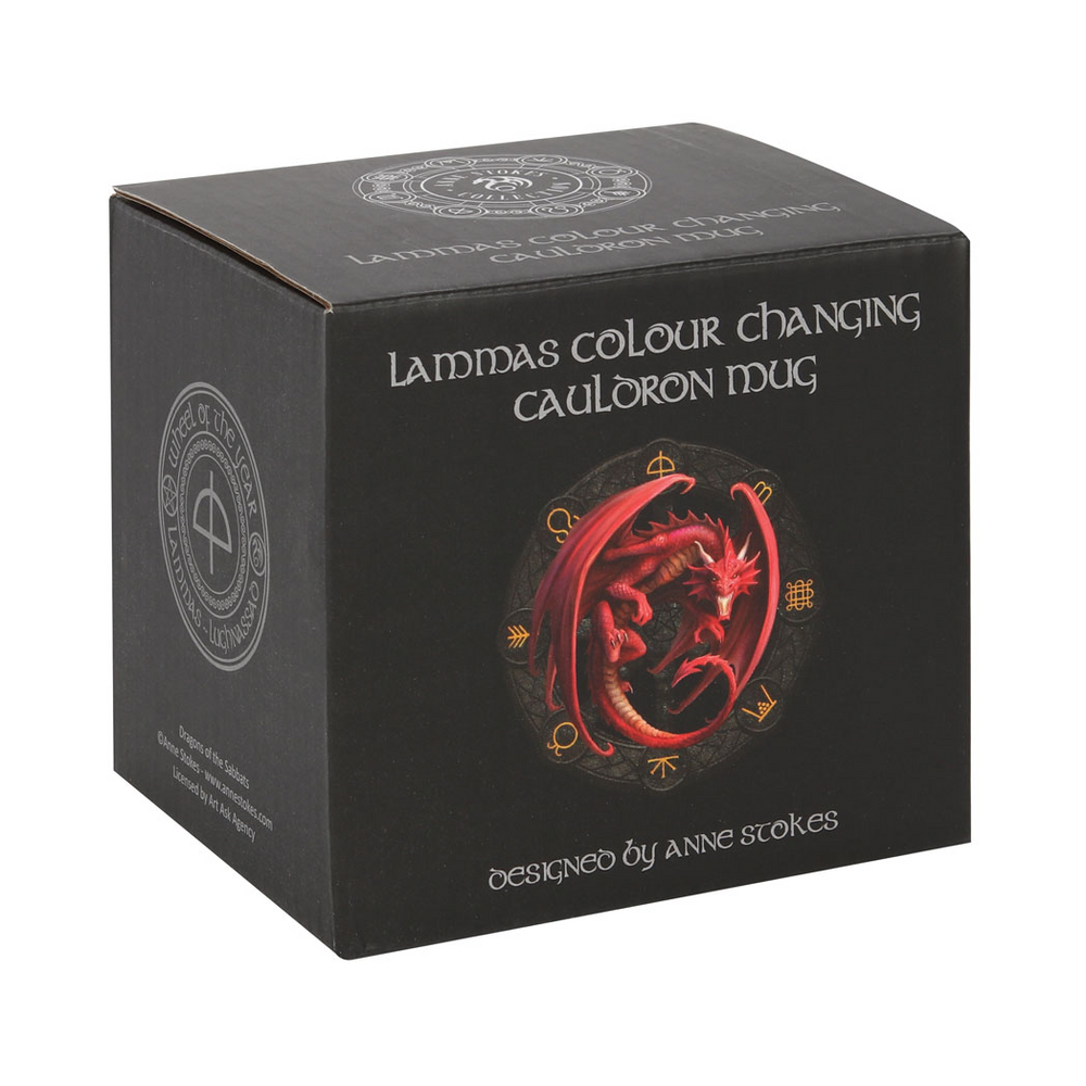 Lammas Colour Changing Cauldron Mug by Anne Stokes