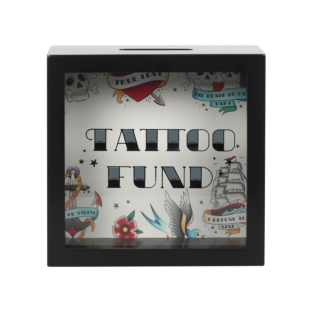 Retro Tattoo Fund Money Box