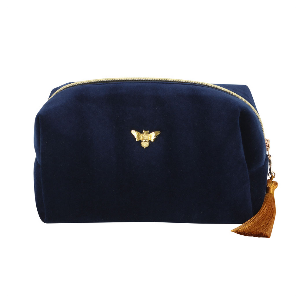 Bee-utiful Velvet Makeup Bag